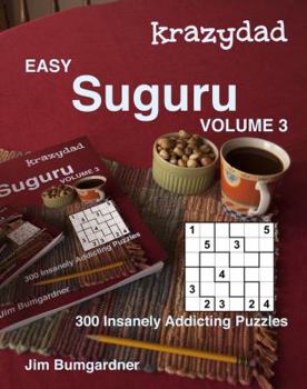 Paperback Krazydad Easy Suguru Volume 3: 300 Insanely Addicting Puzzles Book