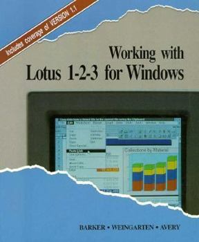 Paperback Working with Lotus 1-2-3 for Windows Book