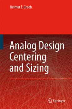 Paperback Analog Design Centering and Sizing Book