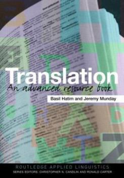 Paperback Translation: An Advanced Resource Book