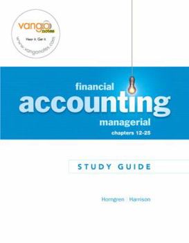 Paperback Study Guide for Managerial Chapters 12-25 Book