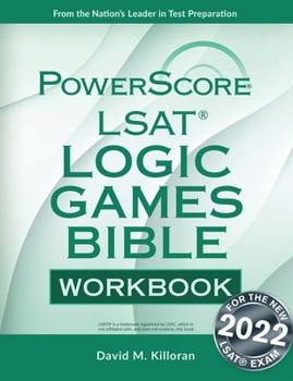 Paperback Powerscore LSAT Logic Games Bible Workbook Book
