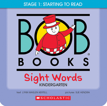 Paperback Bob Books - Sight Words Kindergarten Box Set Phonics, Ages 4 and Up, Kindergarten, Flashcards (Stage 2: Emerging Reader) Book