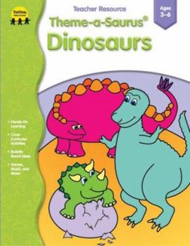 Paperback Theme-a-Saurus Dinosaurs Book