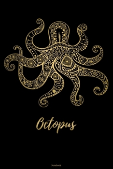 Paperback Octopus Notebook: Beautiful Mandala Octopus Journal Kraken Composition Book Giant Squid Gift Book