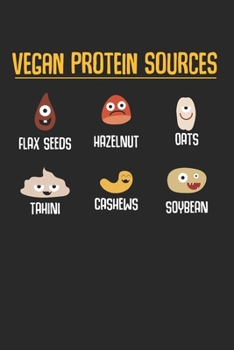 Paperback Vegan Protein Notebook - Vegan Athlete Journal Planner: Veggie Animal Rights Organizer For Men Women Blank Book
