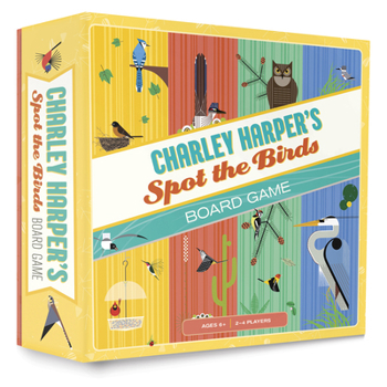 Hardcover Charley Harper's Spot the Birds Board Game Book