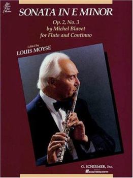 Sonata in E Minor, Opus 2 No. 3: For Flute