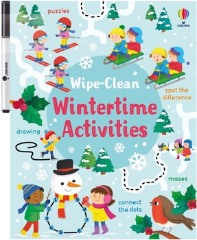 Paperback Wipe-Clean Wintertime Activities Book