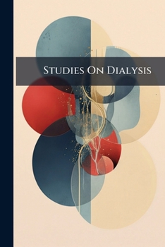 Paperback Studies On Dialysis Book