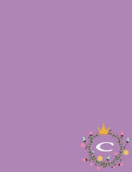 C: Princess Monogram Notebook