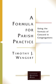 Paperback A Formula for Parish Practice Book