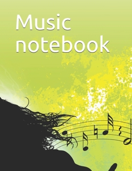 Paperback Music notebook: Music Sheet Book