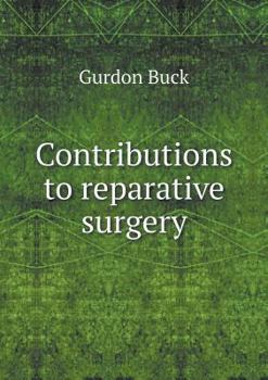 Paperback Contributions to reparative surgery Book
