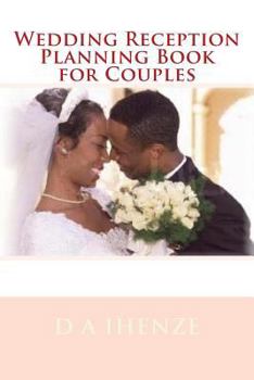 Paperback Wedding Reception Planning Book for Couples Book