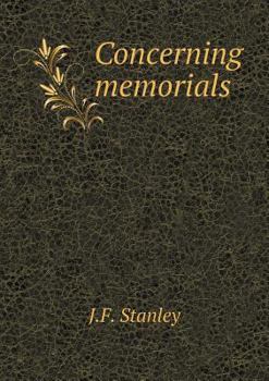 Paperback Concerning Memorials Book