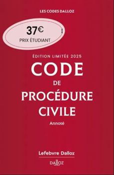 Paperback Code de procédure civile 2025 annoté. Édition limitée. 116e éd. [French] Book