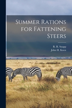Paperback Summer Rations for Fattening Steers Book