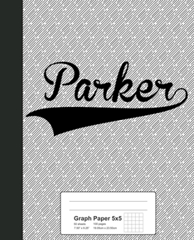 Paperback Graph Paper 5x5: PARKER Notebook Book
