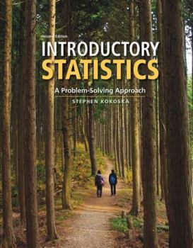 Hardcover Introductory Statistics: A Problem Solving Approach Book