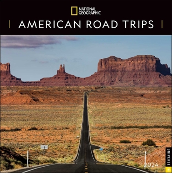 Calendar National Geographic: American Road Trips 2024 Wall Calendar Book
