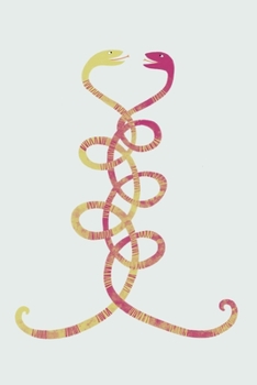 Notes: A Blank Squared Paper Journal with Cute Snakes Cover Art