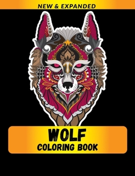 Paperback Wolf Coloring Book: Stress Relieving Wolf Designs Book