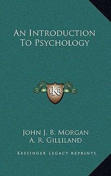 Hardcover An Introduction to Psychology an Introduction to Psychology Book