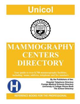 Paperback Mammography Centers Directory, 2019 Edition Book