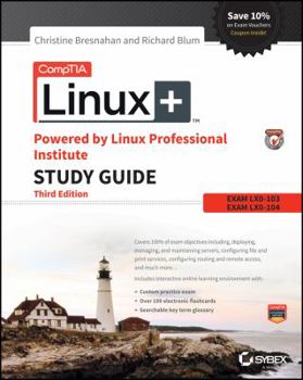 Paperback Comptia Linux+ Powered by Linux Professional Institute Study Guide: Exam Lx0-103 and Exam Lx0-104 Book