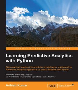 Paperback Learning Predictive Analytics with Python Book