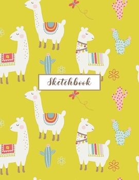 Sketchbook: Llama Journal for Kids Extra Large 8.5x11 Drawing Pad for Sketching and Doodling (Sketchbooks for Kids)