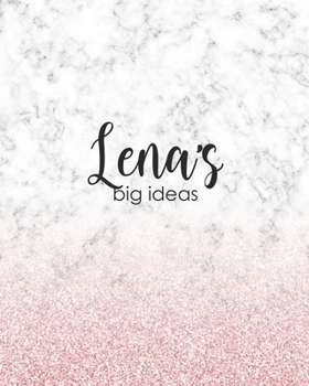 Lena's Big Ideas: Personalized Notebook - 8x10 Lined Women's Journal