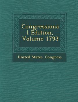 Paperback Congressional Edition, Volume 1793 Book
