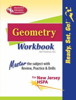 Paperback New Jersey Hspa Geometry Workbook Book