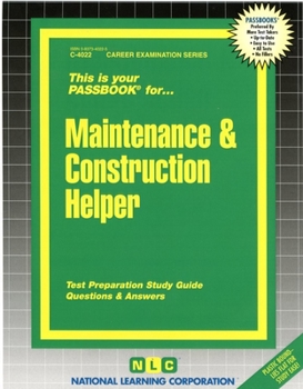 Paperback Maintenance & Construction Helper Book