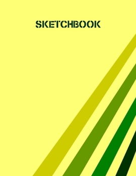 Paperback Sketchbook: 100 Blank Pages, 8.5 x 11, Sketch Pad for Drawing, Doodling and Painting Book