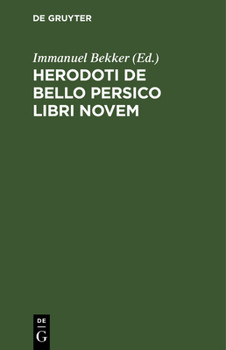 Hardcover Herodoti de Bello Persico Libri Novem [Latin] [Large Print] Book
