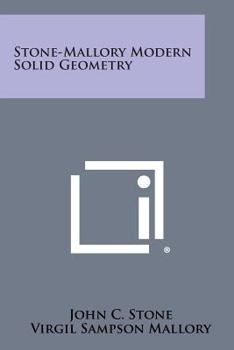 Paperback Stone-Mallory Modern Solid Geometry Book