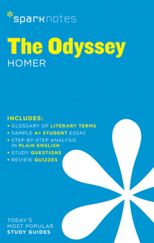 Paperback The Odyssey Sparknotes Literature Guide Book
