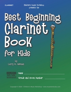 Paperback Best Beginning Clarinet Book for Kids Book