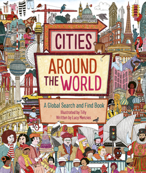 Hardcover Cities Around the World: A Global Search and Find Book