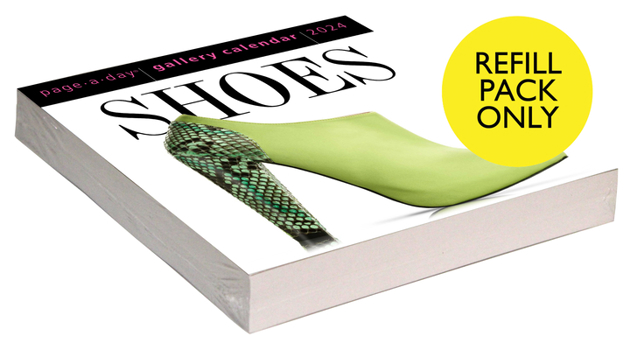 Calendar Shoes Page-A-Day(r) Gallery Calendar Refill Pack 2024 Book