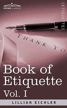 Paperback Book of Etiquette, Vol. I (in 2 Volumes) Book