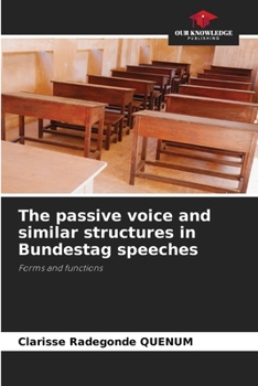 Paperback The passive voice and similar structures in Bundestag speeches Book