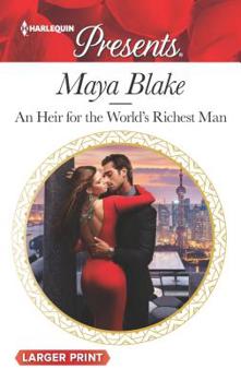 Mass Market Paperback An Heir for the World's Richest Man [Large Print] Book
