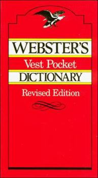 Perfect Paperback Webster's Vest Pocket Dictionary Book