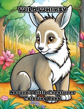 Paperback Wild Whimsy: Nature's Little Creatures Coloring Book