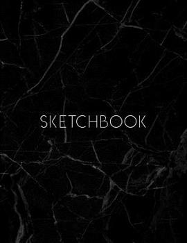 Sketchbook: Marble cover, sketchbook for Drawing, Coloring, Sketching and Doodling, 8.5 x 11 110 pages