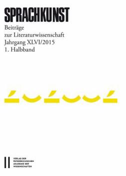 Paperback Sprachkunst XLVI/2015 1. Halbband [German] Book